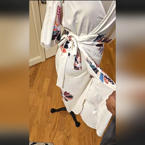 NWT Never Fully Dressed Floral Wrap Maxi Dress Retail $200 US6-jcrew-millen - Picture 12 of 15